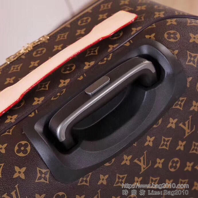 路易威登LV 20寸登機箱 超耐磨損萬向輪 加厚全鋁合金 經典百搭款拉箱  xbt1094